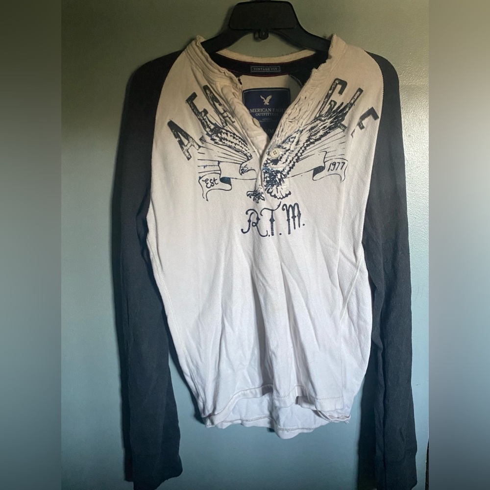 Vintage American eagle henley